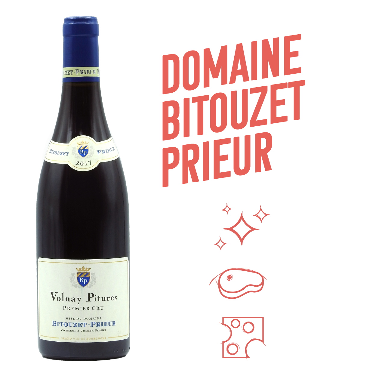 Volnay 1º Cru Les Pitures Rouge 2017