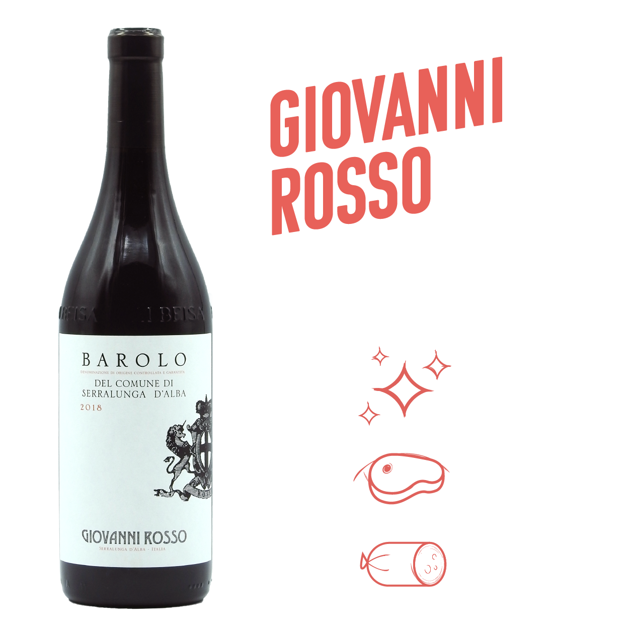 Barolo Del Comuni di Serra Lunga D'Alba Rosso 2018