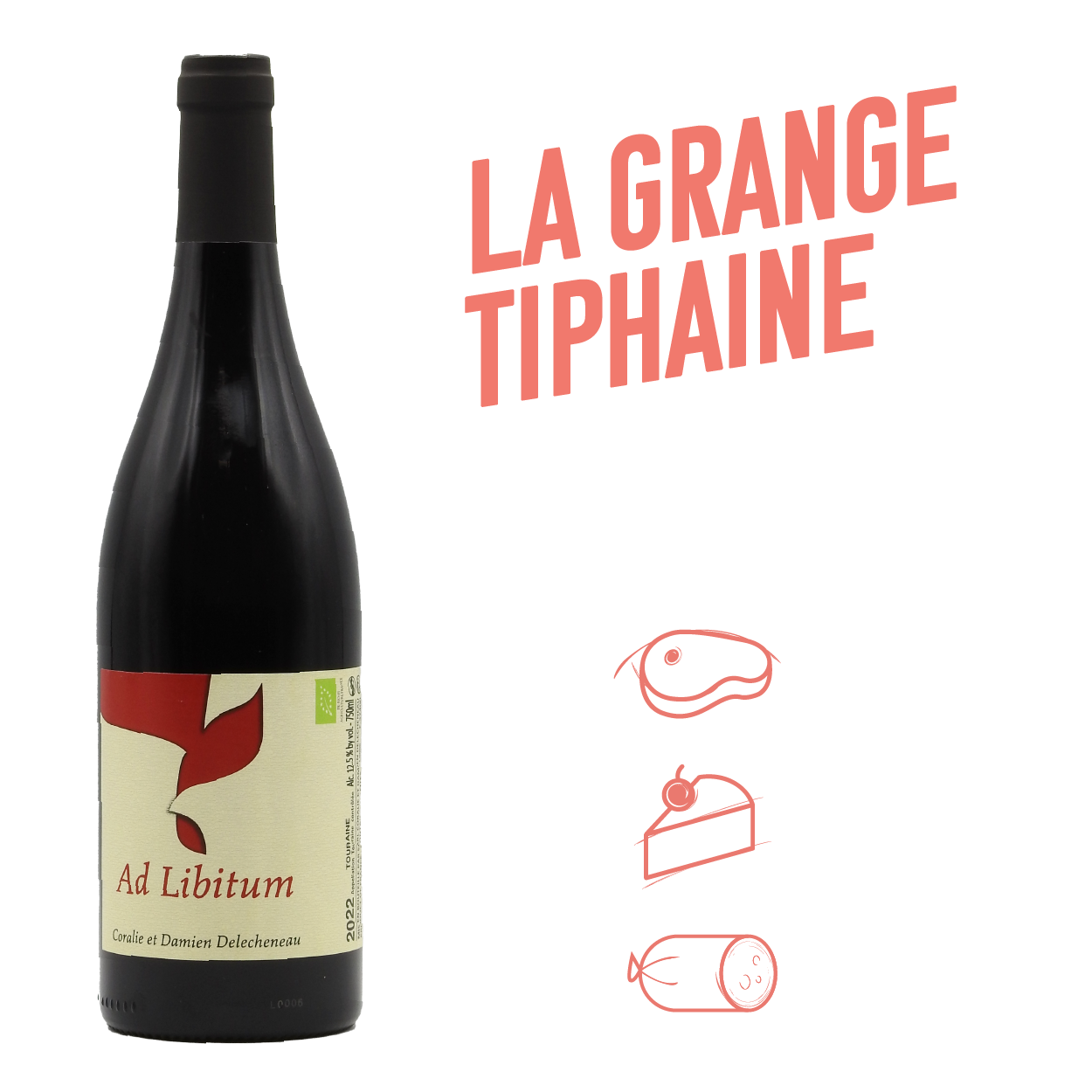 Domaine La Grange Tiphaine Ad Libitum Rouge 2022
