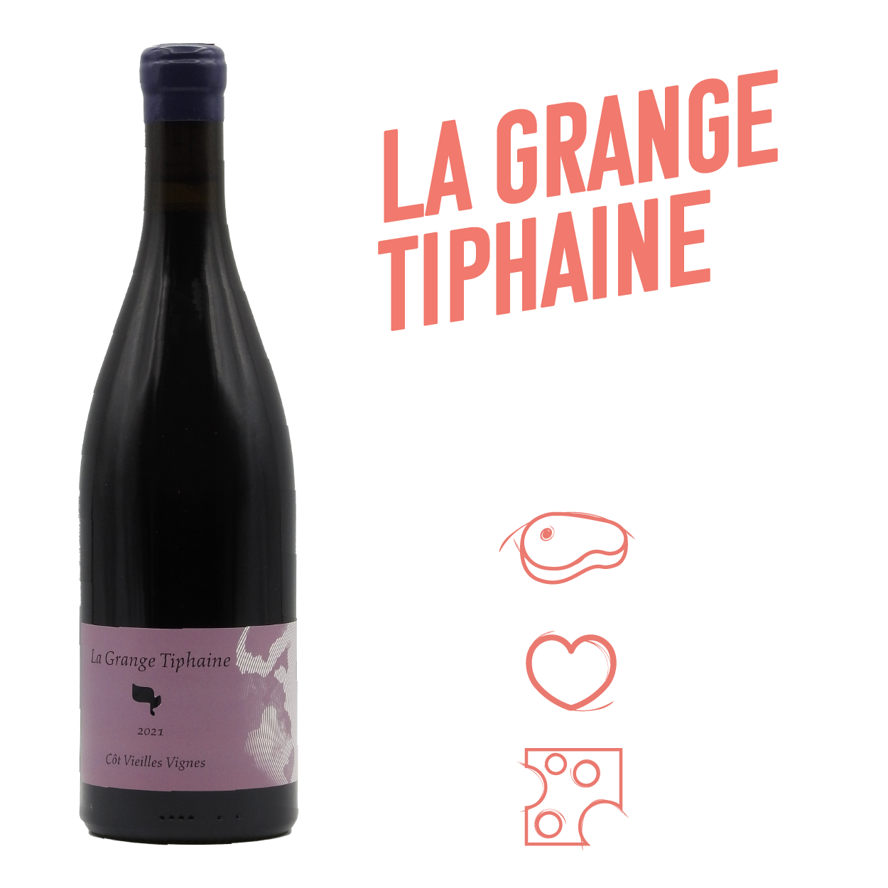 Domaine La Grange Tiphaine Cot Vieilles Vignes Rouge 2021